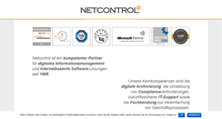 Desktop Screenshot of netcontrol.de