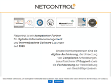 Tablet Screenshot of netcontrol.de